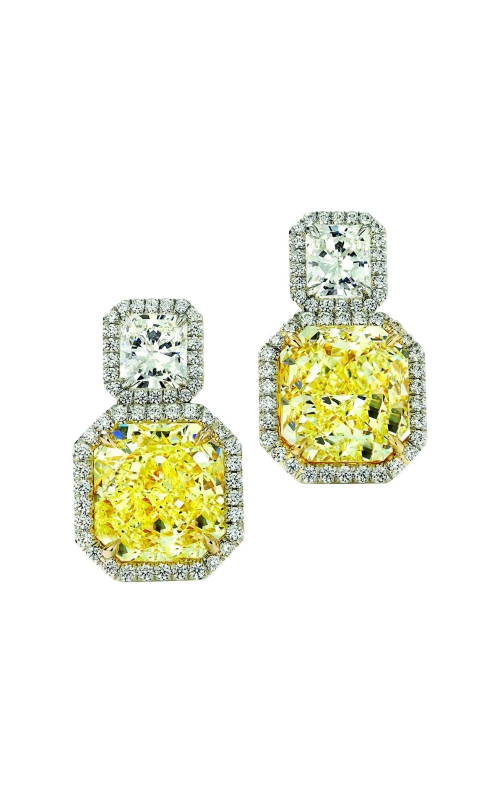 Fancy Yellow Diamond Earrings