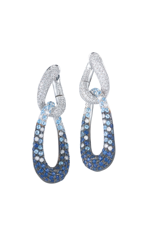 14K White Gold Earrings