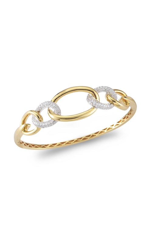 18K Yellow Gold Diamond Bangle