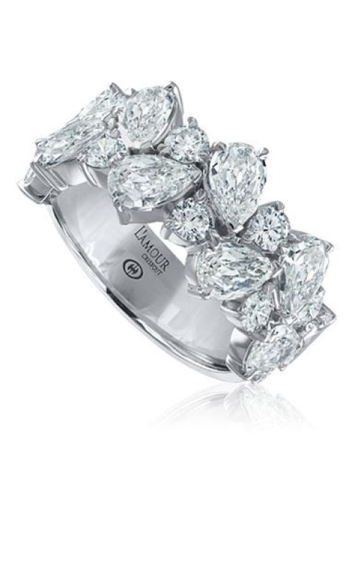 L360-400 18k white gold ring with diamonds