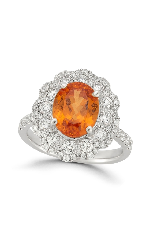 18k White gold 3.66ct Citrine