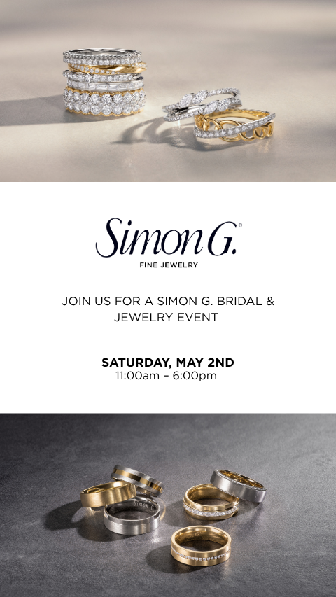 Merry Richards Bridal Event Merry Richards Bridal Event banner featuring engagement rings and wedding bands