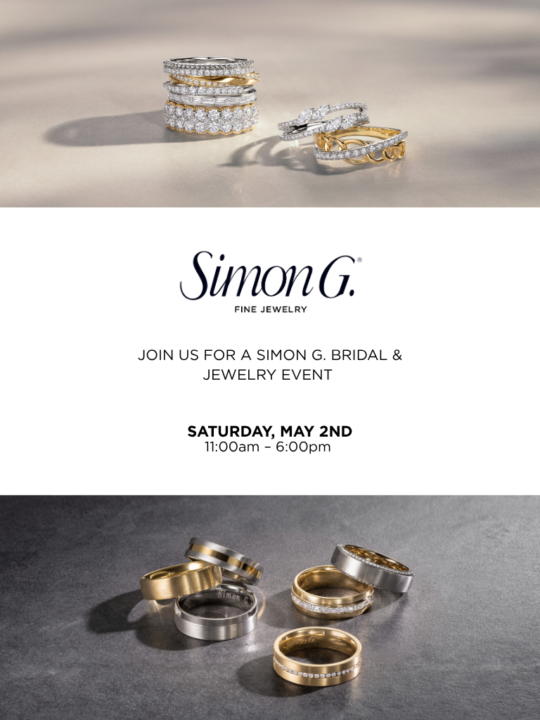 Merry Richards Bridal Event Merry Richards Bridal Event banner featuring engagement rings and wedding bands